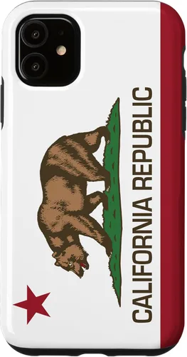 Vista 8 de Funda con la bandera de California para iPhone 17