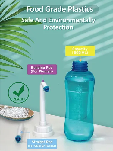 Vista 4 de Peri Botella para artículos esenciales posparto y cuidado perineal, spray portátil de mano para limpieza perineal para menstruación femenina
