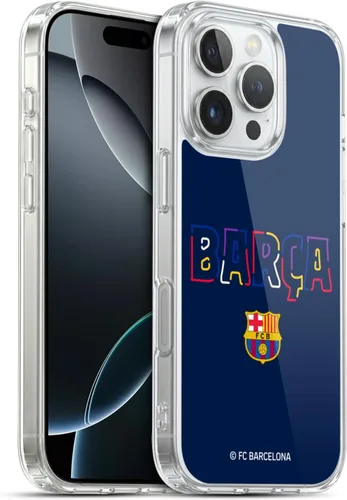 Vista 240 de Head Case Designs Funda de gel suave con licencia oficial del FC Barcelona Barca Crest Graphics [protección de grado militar] compatible con Apple