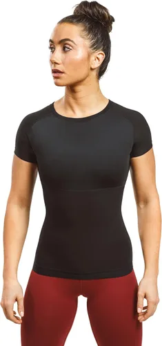 Vista 2 de Sweat Shaper Women's Athletic Tee, Short Sleeve High-Performance Compression T-Shirt, Performance Baselayer Workout Shirt