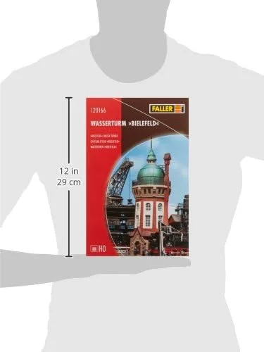 Vista 3 de Faller 120166 Torre de agua Bielefeld HO Scale Kit de construcción