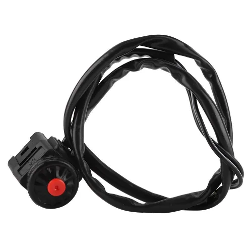 Vista 6 de Interruptor de bocina de manillar de motocicleta de 7/8 pulgadas, 0.866 in, interruptor de luz de parada universal para motocicleta, bicicleta, ATV