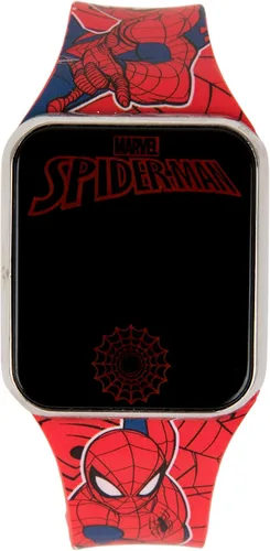 Vista 5 de Spider-Man and Miles Morales - Juego de reloj LCD intercambiable para niños, Varios colores, Reloj