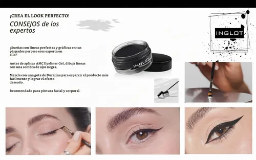 Vista 7 de The Beauty Box INGLOT Bundle - Duraline, AMC Eyeliner Gel 77 y AMC Eyeliner Gel 90 (3 piezas)