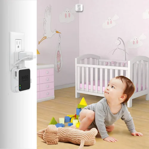Vista 4 de HomeMount Blink Sync Module 2 Mount - Soporte de salida de módulo de sincronización, ahorra espacio y soporte de montaje fácil de mover para cámara