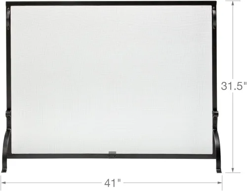 Vista 2 de Uniflame Protector para chispas de hierro forjado., Hierro, Negro, M, 120.00 volts