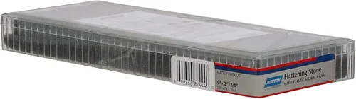 Vista 3 de Norton Flattening Stone para waterstones, 3/4" x 3" x 9" en caja de plástico