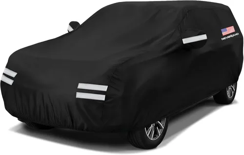Vista 12 de NEVERLAND Funda impermeable para automóvil para todo tipo de clima, se