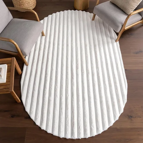 Vista 31 de nuLOOM Alfombra de Área de Felpa Acogedora de 5' x 8', Lavable a Máquina, Antideslizante, Alfombra Shag Suave y Esponjosa para Sala de Estar, Rubor