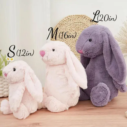 Vista 5 de shiguangji Regalo de Pascua con el nombre del niño bordado de conejo de Pascua personalizado, conejito de Pascua, conejito de Pascua, regalo