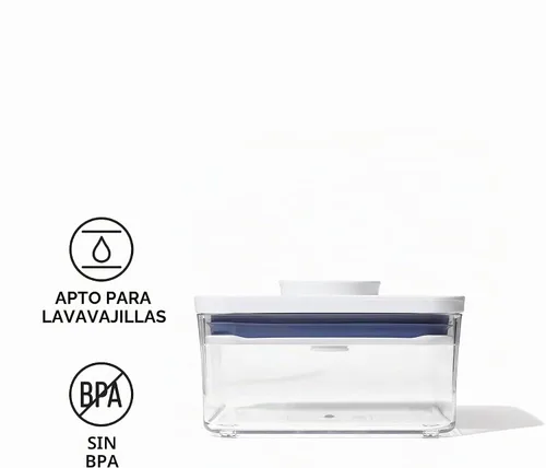 Vista 8 de OXO Good Grips POP - Recipiente hermético de almacenamiento de alimentos - Caja Grande Mini 1.1 Qt Ideal para bolsitas de té, suministros