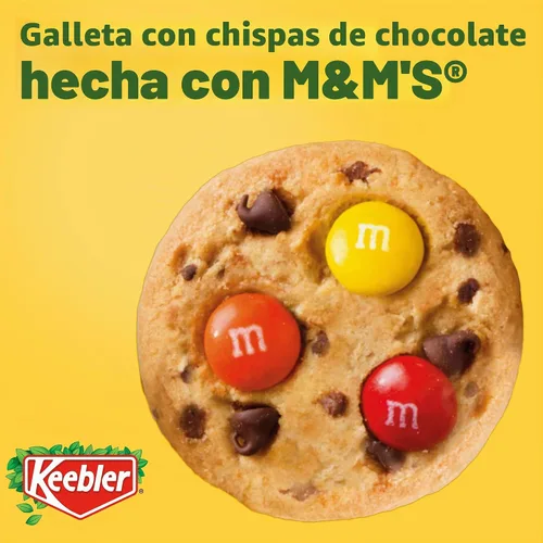 Vista 3 de Keebler Chips - Galletas con chispas de chocolate de lujo con M & M