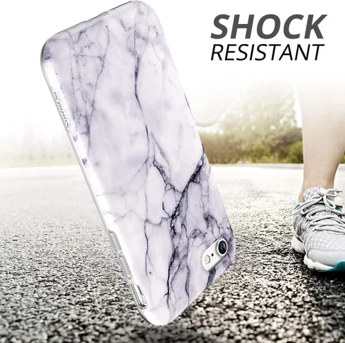 Vista 4 de SURITCH Funda para iPhone 8/iPhone 7/iPhone Se 2022, [protector de pantalla integrado] protección completa de policarbonato duro + cubierta a prueba