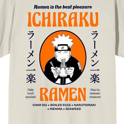 Vista 3 de Naruto Ichiraku Ramen - Paquete de 2 camisetas para hombre