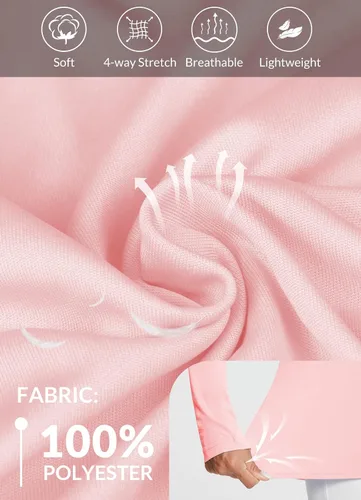 Vista 4 de BALEAF camisa de manga larga para mujer, con protección solar FPU 50+, de secado rápido, para practicar senderismo o pescar