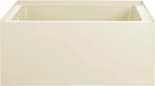 Vista 13 de Voltaire - Bañera de 54 x 30 pulgadas para alcoba de drenaje a mano derecha con delantal en bisque Bisqué Beige