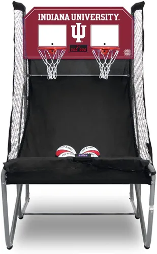 Vista 30 de Pop-A-Shot - Home Dual Shot with NCAA Graphics l Sensor Scoring l 16 Game Modes l 7 Balls l Foldable Storage l for All NCAA Fans