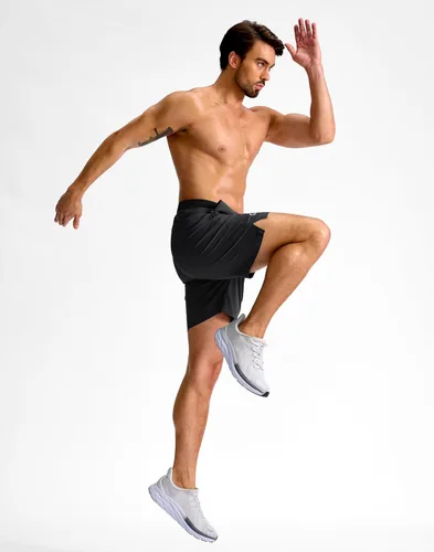 Vista 7 de G Gradual Pantalones cortos deportivos para correr para hombre de 7/5/9 pulgadas, bolsillo con cremallera, ligeros, para entrenamiento, gimnasio