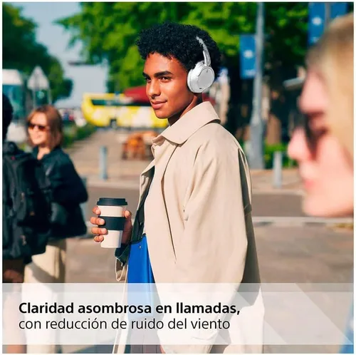 Vista 5 de Sony WH-CH720NW Auriculares inalámbricos Bluetooth con cancelación de ruido, micrófono integrado, hasta 35 horas de duración de la batería y carga