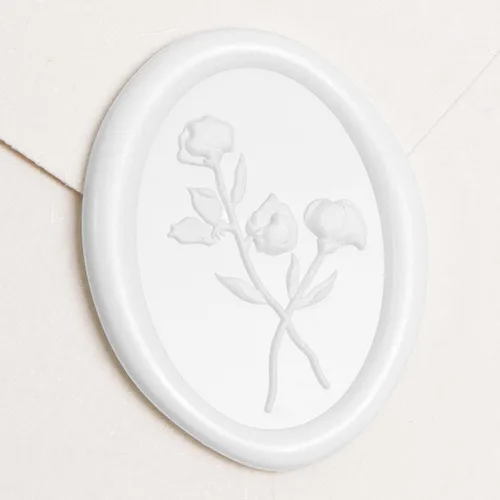 Vista 17 de UNIQOOO Adhesivos de Sello de Cera - (3 Diseños en 1 Paquete) Adhesivos de Sello para Sobre de Invitación de Boda, 60 Piezas Adhesivos