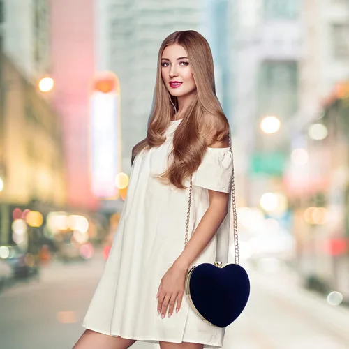 Vista 5 de Bolso de mano de terciopelo para mujer, bolso de hombro vintage para mujer, elegante bolso para boda de noche