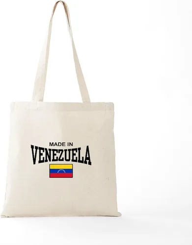 Vista 5 de CafePress Made In Venezuela Tote Bag Reutilizable Natural Beige Lona Bolsa de Compras