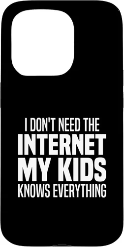 Vista 14 de I Don't Need The Internet My Kids Knows Everything - Parents Case for iPhone 17