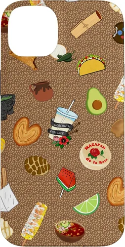Vista 15 de Brown Antojitos Mexican Food Latino Tacos Pan Dulce - Carcasa para iPhone 17