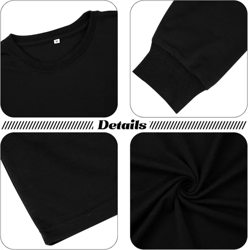 Vista 5 de Opomelo Men's Fashion Loose Fit T-Shirt Crew Neck Workout T Shirt Athletic Lightweight Long Sleeve Shirt