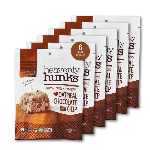 Vista 17 de Heavenly Hunks Soft-Baked Birthday Cake Oat Bites, Gluten Free, Vegan and Made with Real Ingredients