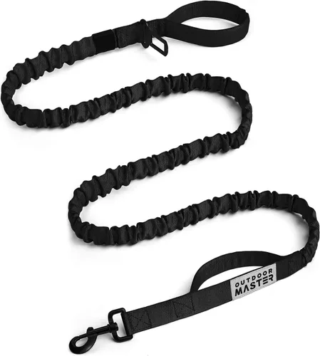 Vista 17 de Correa de cuerda elástica para perros Outdoormaster; para mayor seguridad y comodidad de su perro., M