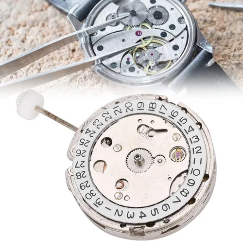 Vista 3 de Brrnoo Movimiento de reloj mecánico, movimiento esencial del reloj 2813, exquisita mano de obra conveniente pieza mecánica del reloj para reloj