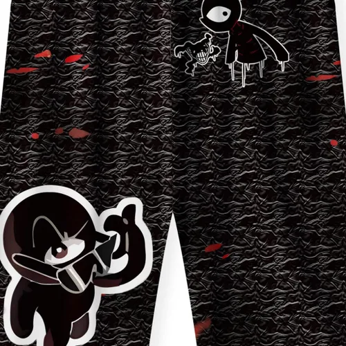 Vista 6 de Camiseta de manga corta con diseño de monstruo de terror para niños, diseño de dibujos animados, para niños de 4 a 12 años