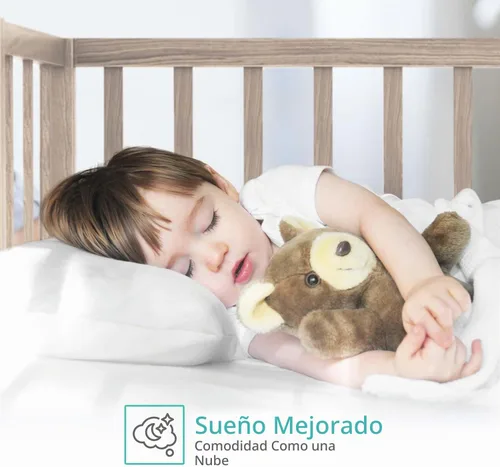 Vista 6 de Nestl Almohada para dormir 13 x 18 pulgadas, almohada para viajes, coche, escuela, lavable a máquina, algodón suave, color blanco