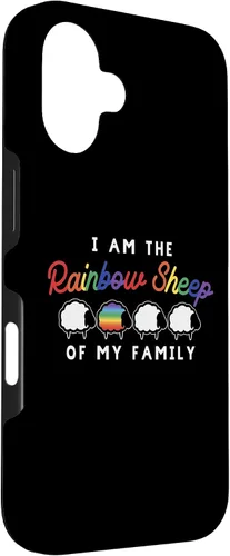 Vista 3 de iPhone 16 Soy Rainbow Ovejas De Mi Familia LGBT Gay Lesbianas Orgullo Caso