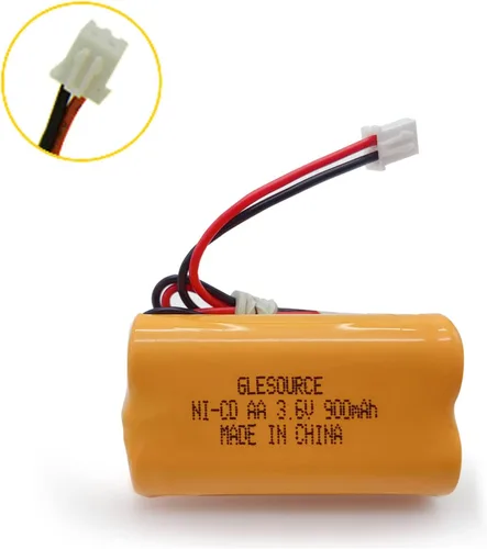 Vista 4 de Batería de emergencia de 3.6V 900mAh Ni-CD AA, batería de repuesto para Exitronix 10010037, Max Power B2-0031 MH468886, Unitech LEDR-1 6200RP