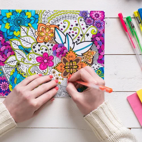 Vista 3 de Leisure Arts The Best Of Color Art For Everyone Adult Coloring Book For Women And Men, 8.5" X 10.75" - Over 90 Designs - Stress Relieving Adult