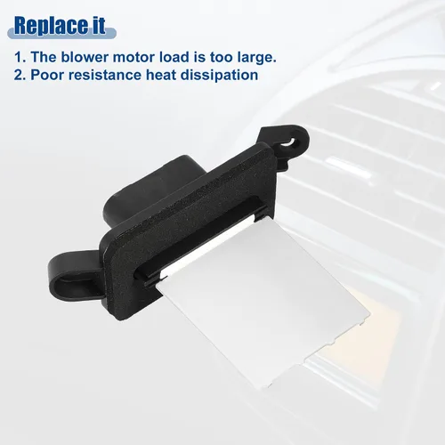 Vista 4 de ACROPIX Reemplazo del calentador del motor del ventilador de HVAC para Chevy Malibu para Pontiac G6 2006-2010 N.º 1580509/15831065 – Paquete de 1
