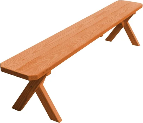 Vista 88 de Furniture Barn USA Pine - Banco cruzado de 2 pies, color negro