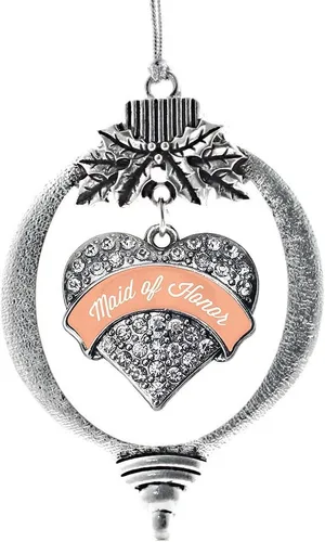 Vista 108 de Inspired Silver - Adorno con dije de hermana gemela - Adornos navideños de plata con circonitas cúbicas