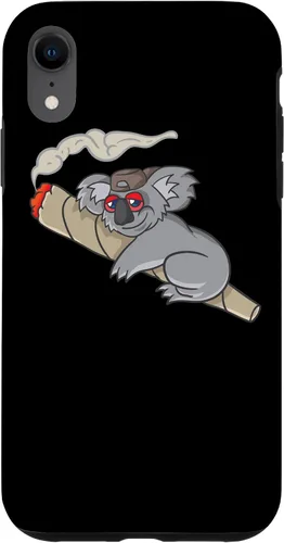 Vista 8 de iPhone 15 Koala fumar marihuana marihuana fumar marihuana Stoner Don't Care Bear Case