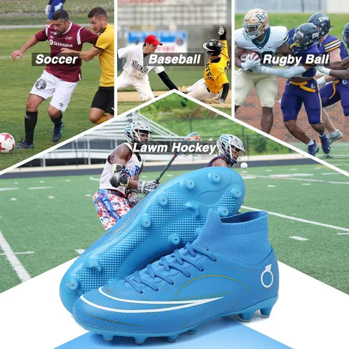 Vista 6 de Zapatos de fútbol para hombre y mujer, zapatos de fútbol para niño grande AGTF