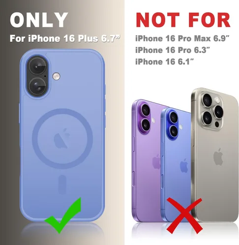 Vista 650 de Funda para Google Pixel 10 Pro XL, cubierta magnética mate, color negro Fit for MagSafe, Screen Protector included, Shockproof Military Grade