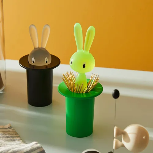 Vista 5 de A di Alessi Magic Bunny soporte para palillos de dientes