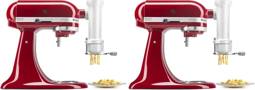 Vista 8 de Accesorio con prensa para pasta gourmet KitchenAid KSMPEXTA con 6 placas de pasta intercambiables