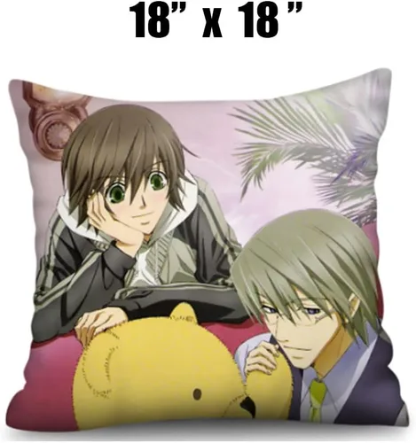 Vista 3 de Junjou Romantica Merch Bolsa de regalo con cordón para tarjetas soporte para teléfono funda de almohada A