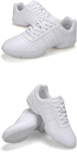 Vista 2 de Zapatos deportivos de animación aeróbica ultra cómodos para mujer, tenis de competición de entrenamiento para adultos y jóvenes