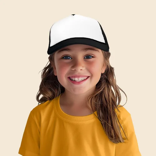 Vista 4 de DALIX Gorra de camionero de malla juvenil - Gorra ajustable (tallas S, M)
