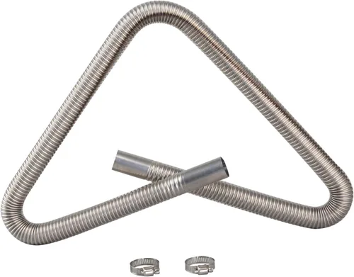 Vista 5 de Tubo de escape flexible para calentador de diésel Tubo de escape flexible para generador Tubo de extensión flexible de escape de acero inoxidable