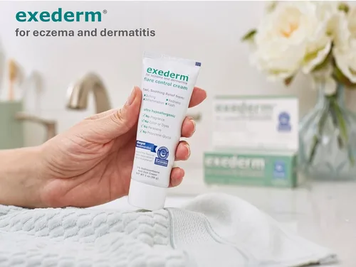 Vista 9 de Exederm Crema de Control de Brotes para Eccema y Dermatitis, 2 oz